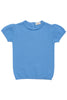 Copenhagen Colors Margueritte Strik T-shirt - Sky Blue