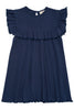Copenhagen Colors Pointelle Hjerte Kjole - Navy