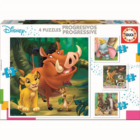 Educa Puslespil - Disney Animals