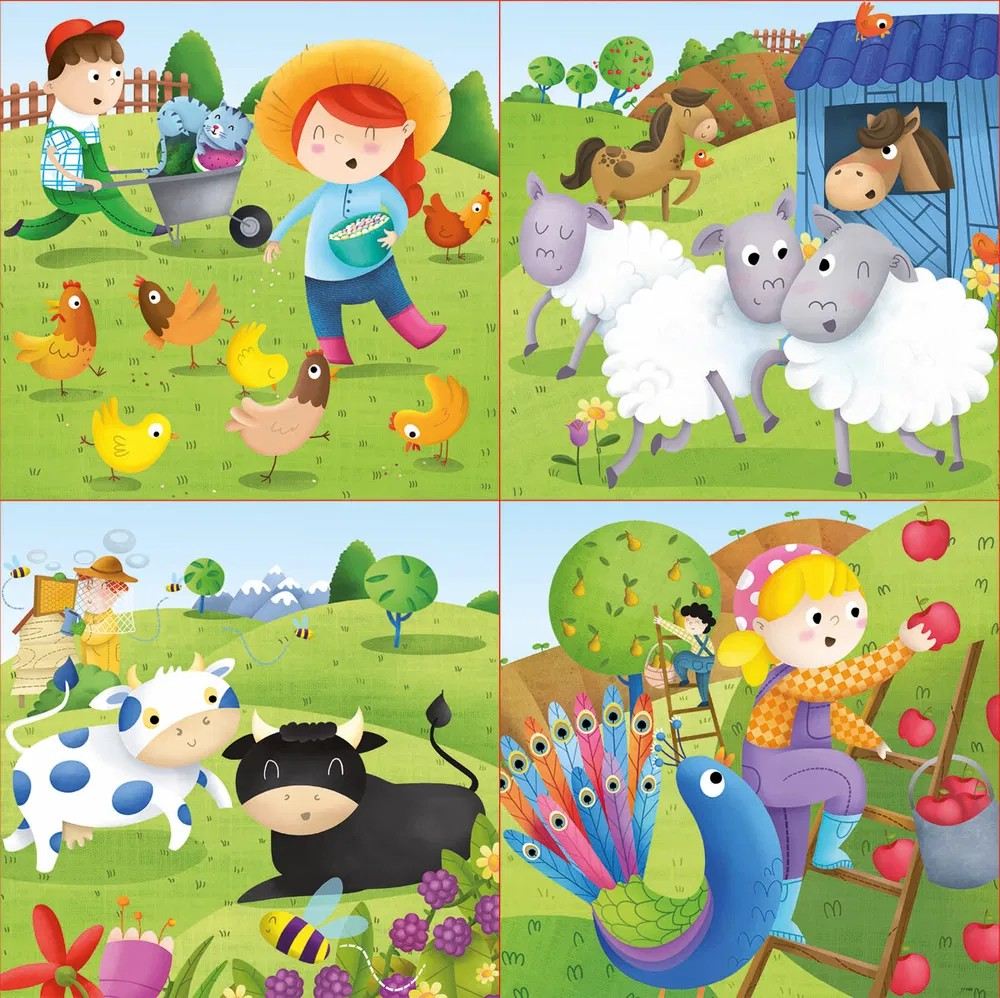 Educa Puslespil - Farm Animals