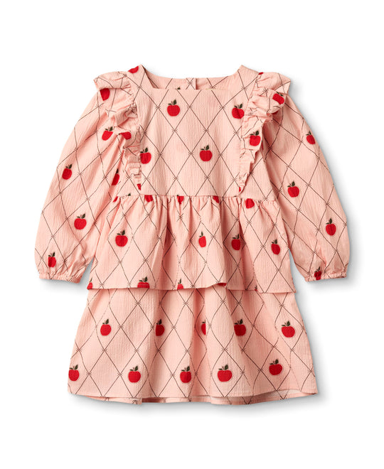 Fliink Apple Dress- Peach Whip