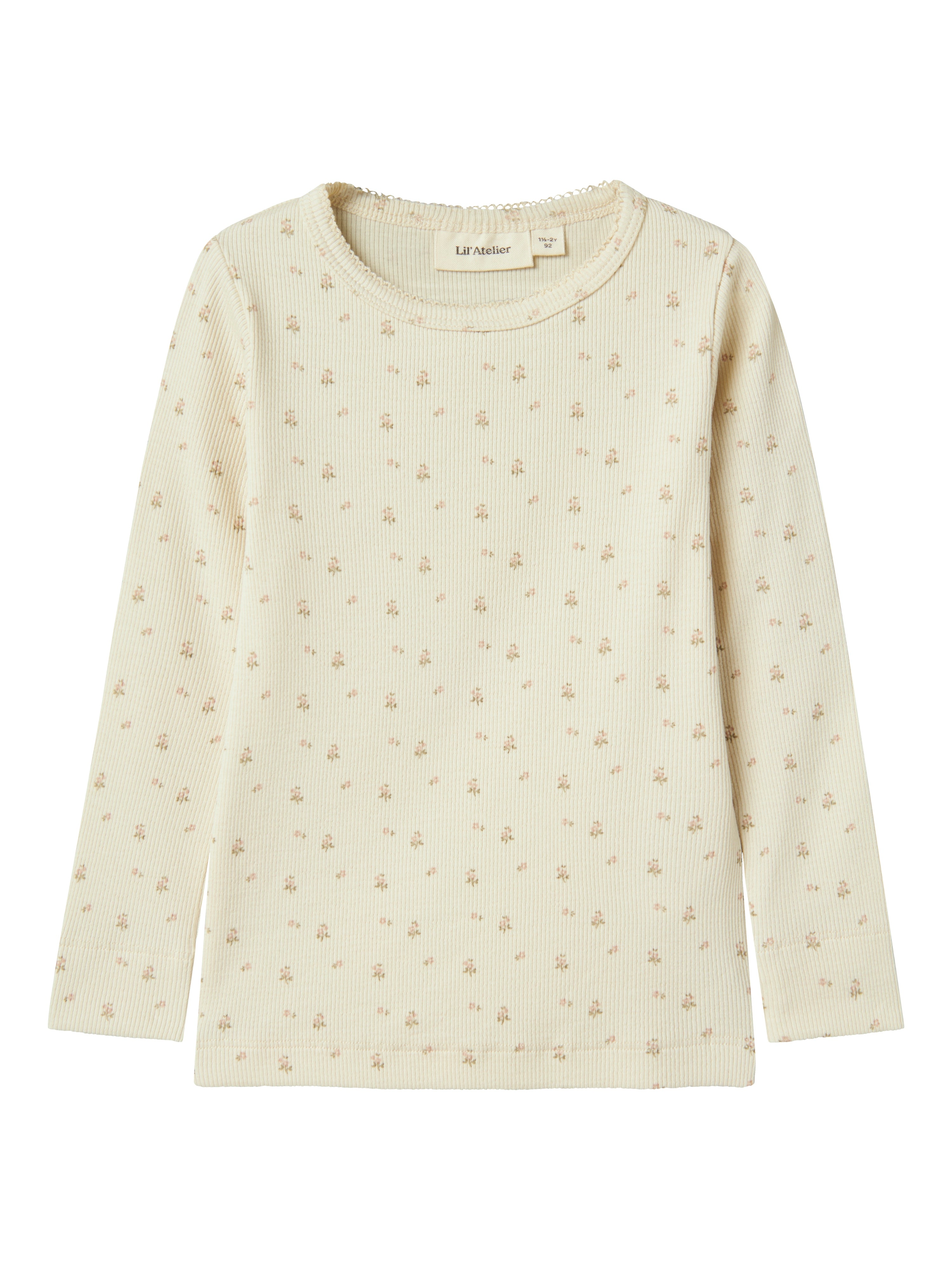 Lil Atelier Gago Slim Shirt -  Turtledove/Flower