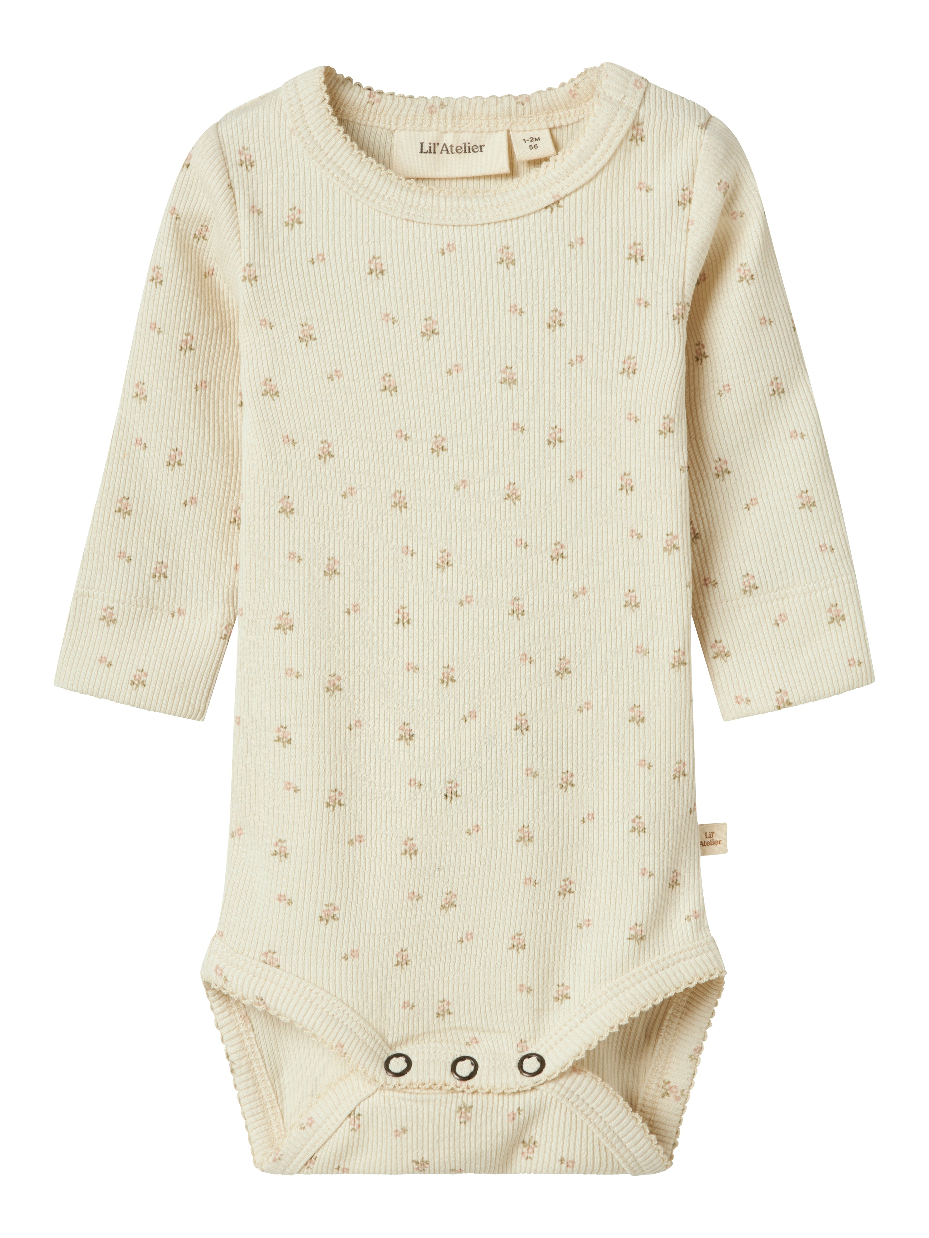 Lil Atelier Gago Slim Body - Turtledove/Flower