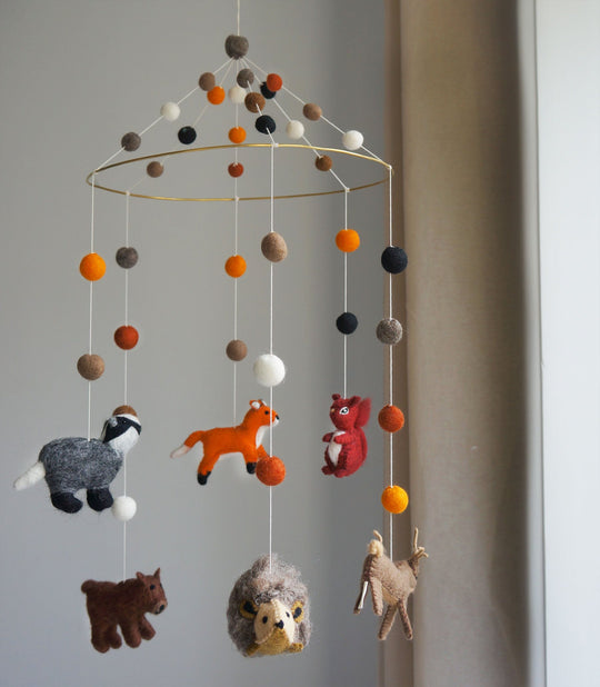 Gamcha Stor Uro med Skovens Dyr