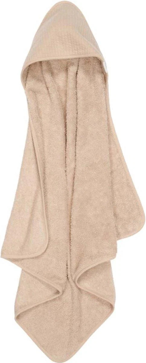 Little Dutch - Badehåndklæde m. Hætte - Pure Beige - 75x75 cm