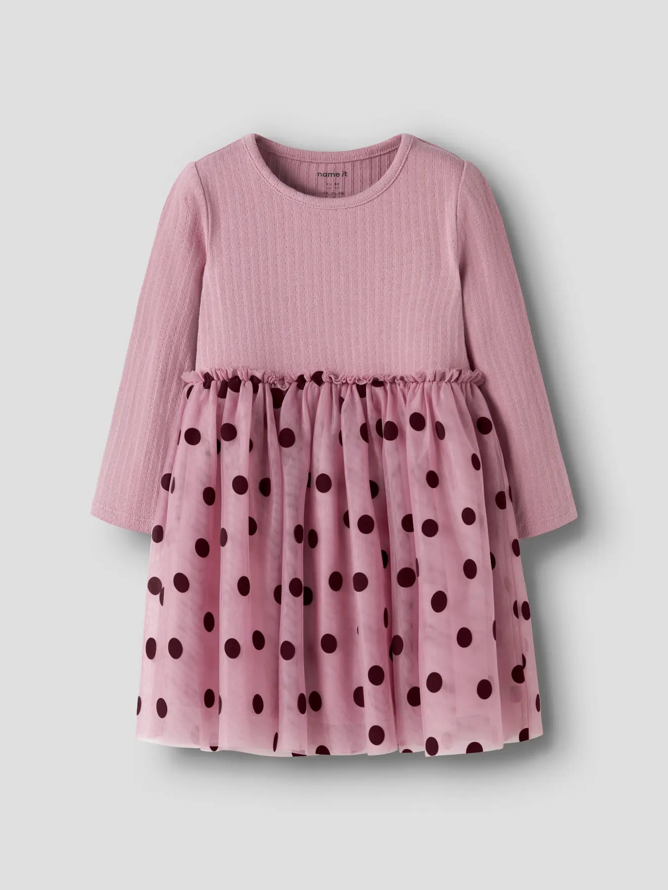 Name It - Nagina LS Tulle Dress - Lilas