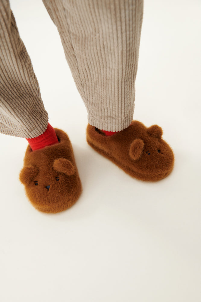 Liewood Aviaja Bjørne Slippers - Golden Caramel