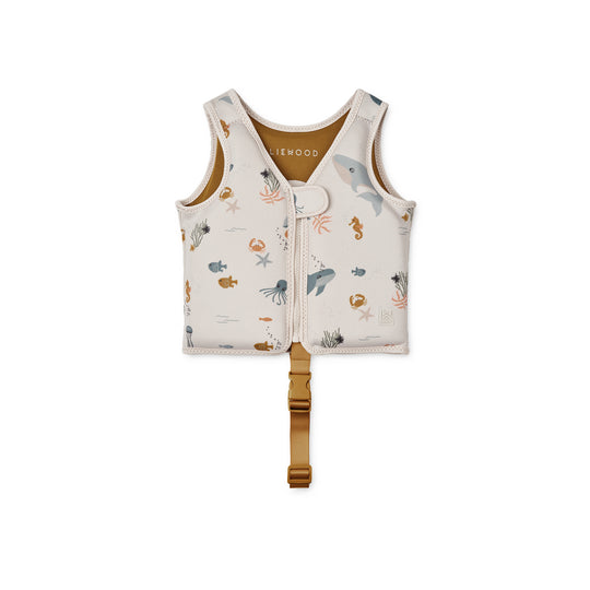 Liewood Dove Badevest - Sea Creature / Sandy