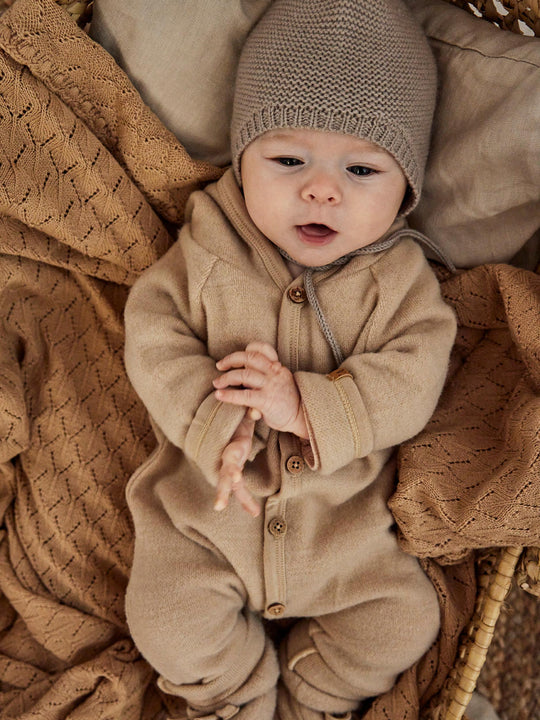 Lil Atelier Dallas Baby Dragt - Pebble Melange