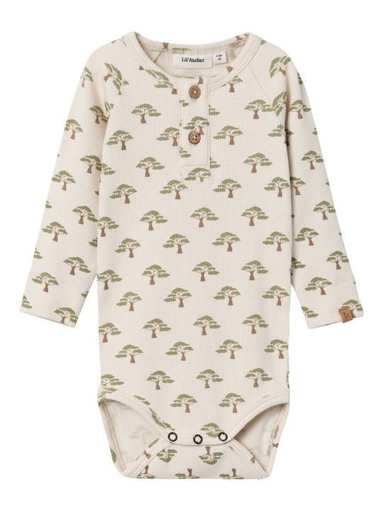 Lil Atelier Gago Slim Body - Whitecap gray Sage
