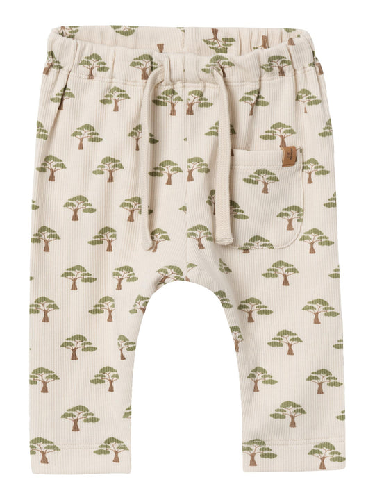 Lil Atelier Gago Loose Pants - Whitecap Gray Sage