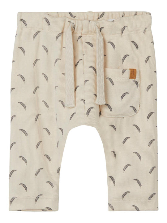 Lil Atelier Gago Loose Pants - Whitecap Gray Quiet Shade