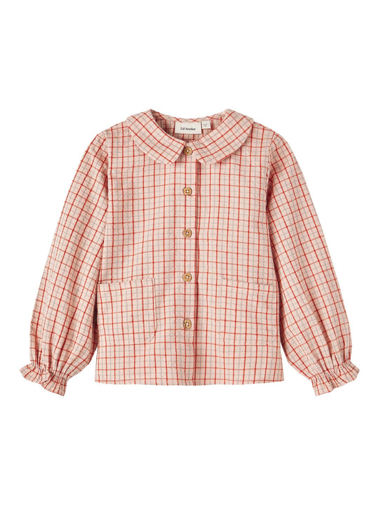 Lil Atelier Lucy Loose Shirt - Baked Clay