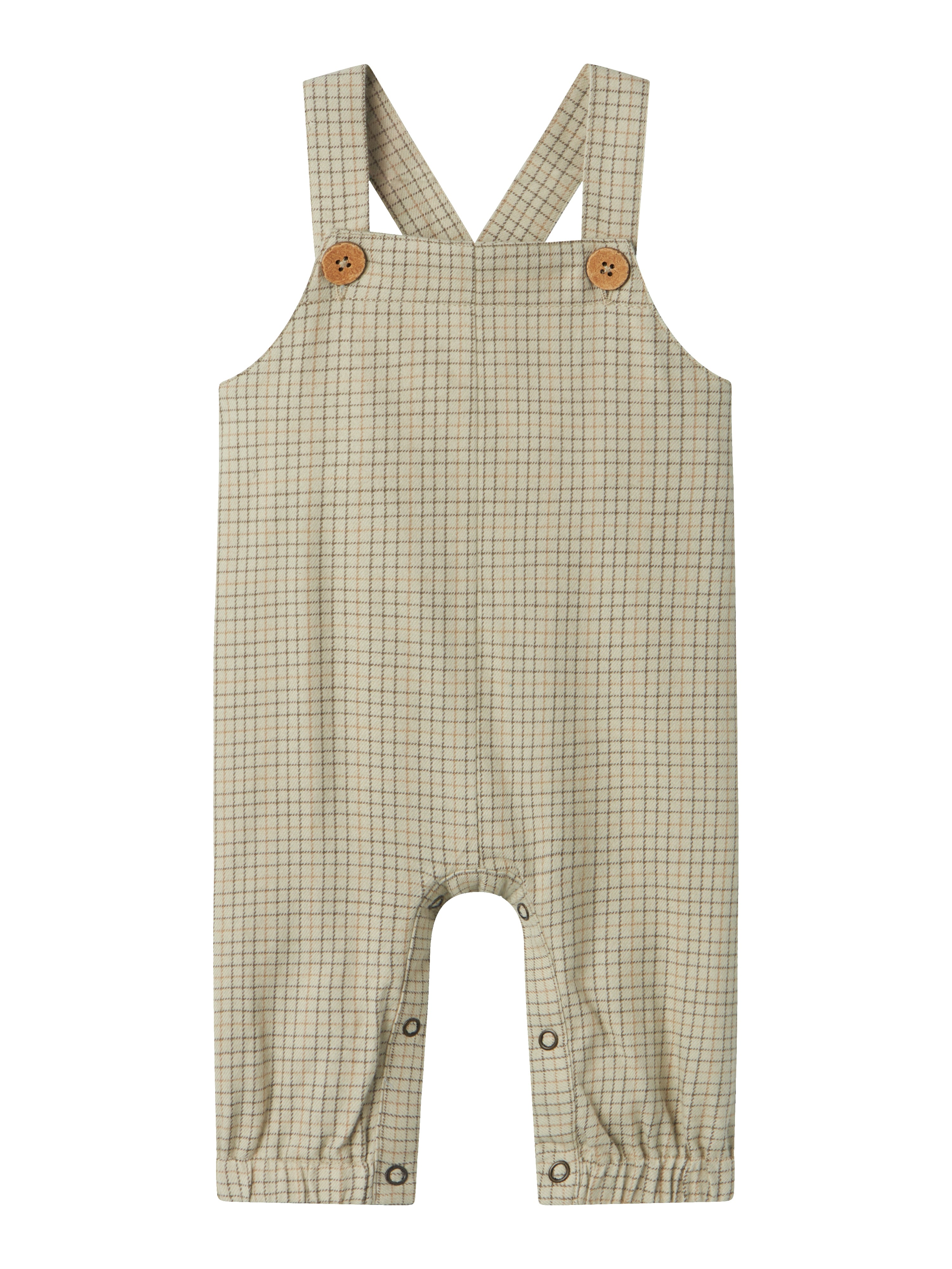 Lil Atelier Balou Loose Overall - Moss Gray