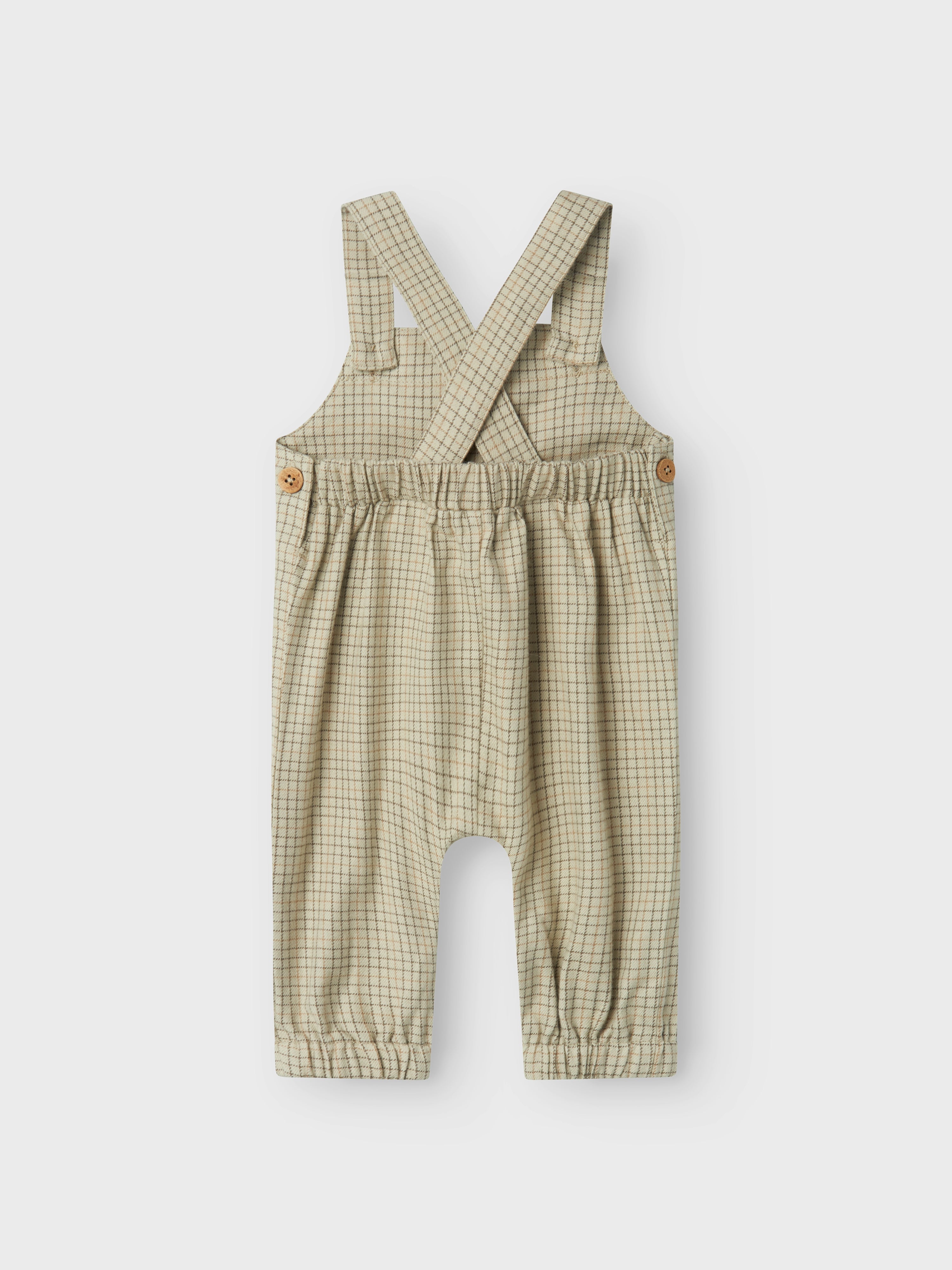 Lil Atelier Balou Loose Overall - Moss Gray