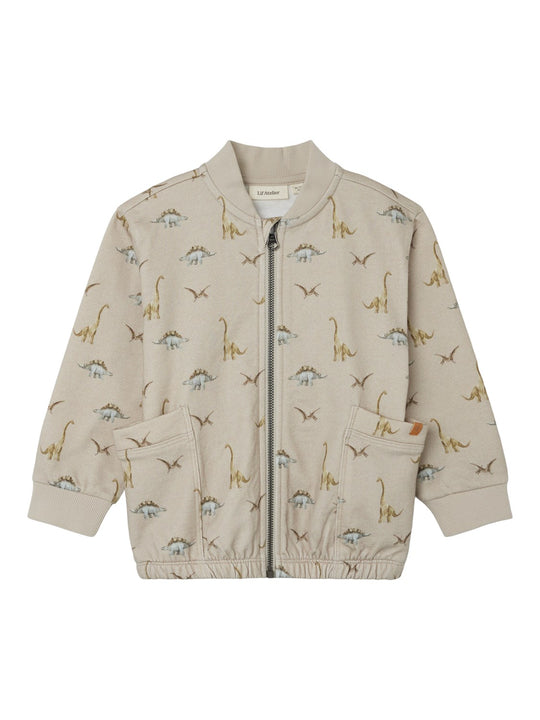 Lil Atelier Bibo Cardigan - Silver Lining