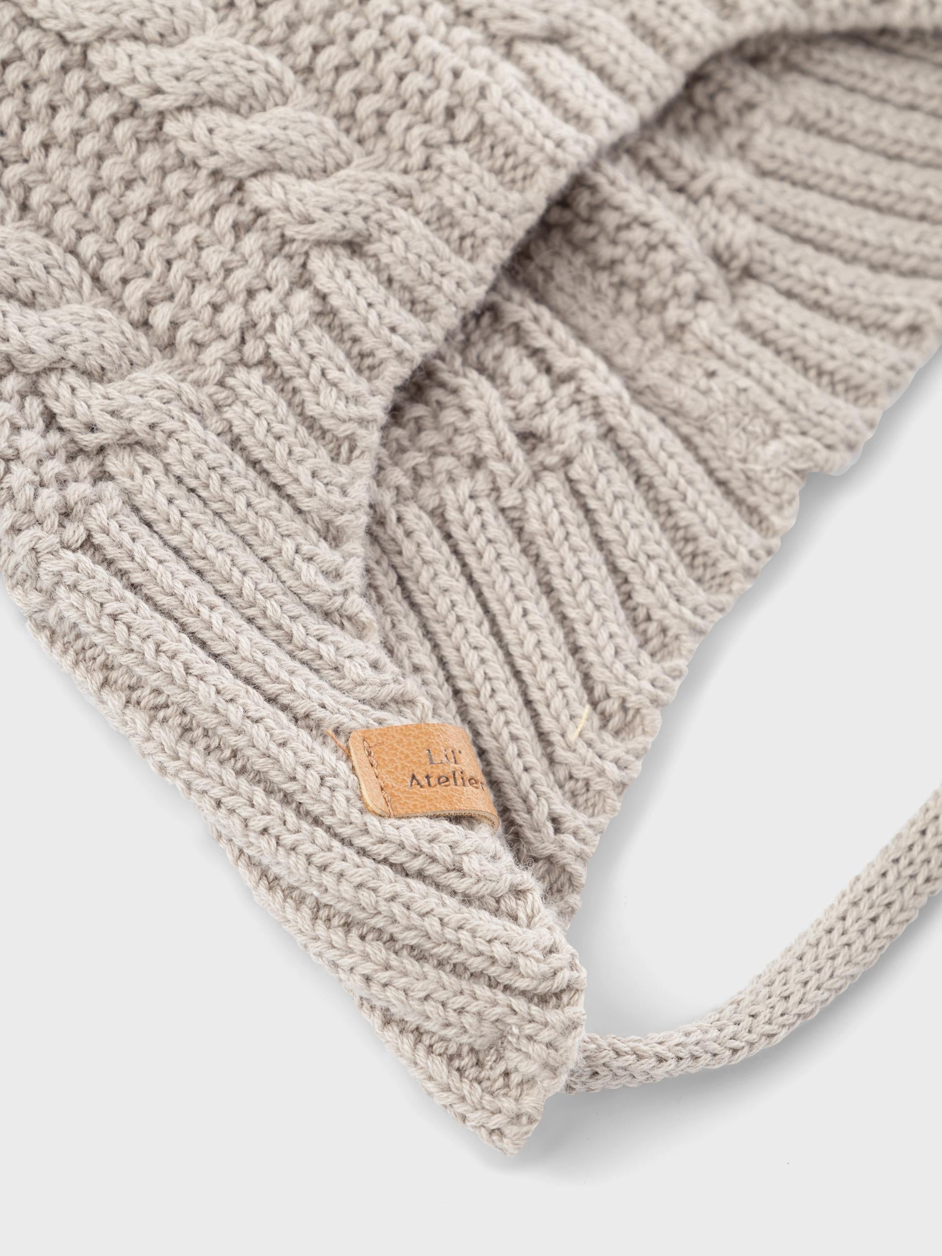 Lil Atelier Daio Knit Hat - Pure Cashmere