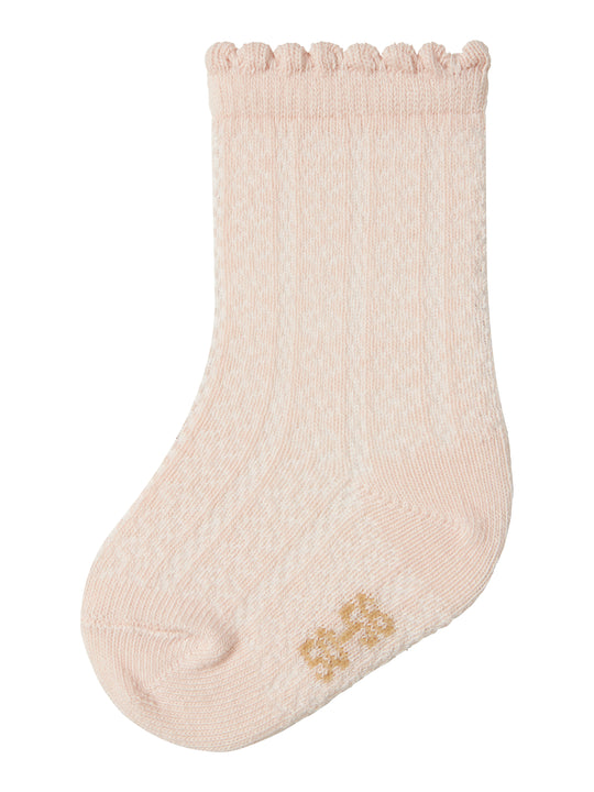 Lil Atelier Dalfi Knee Socks - Peach Whip