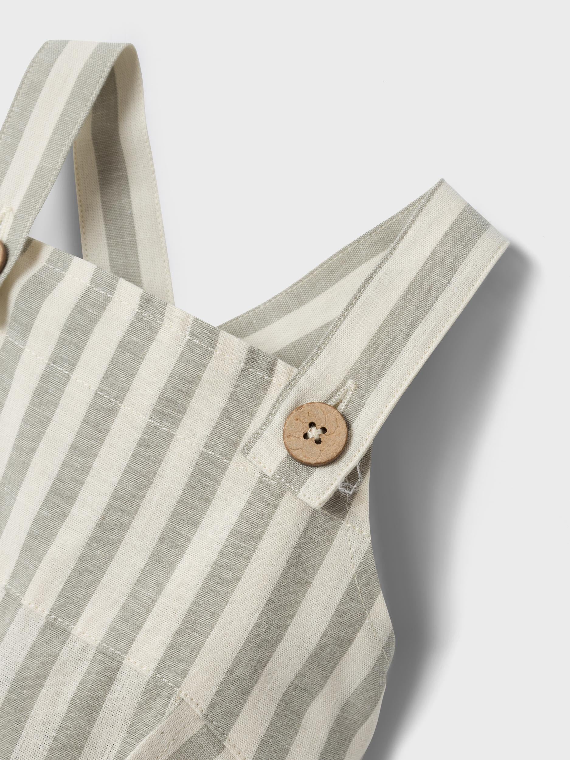 Lil Atelier Dino Loose Overall - Turtledove