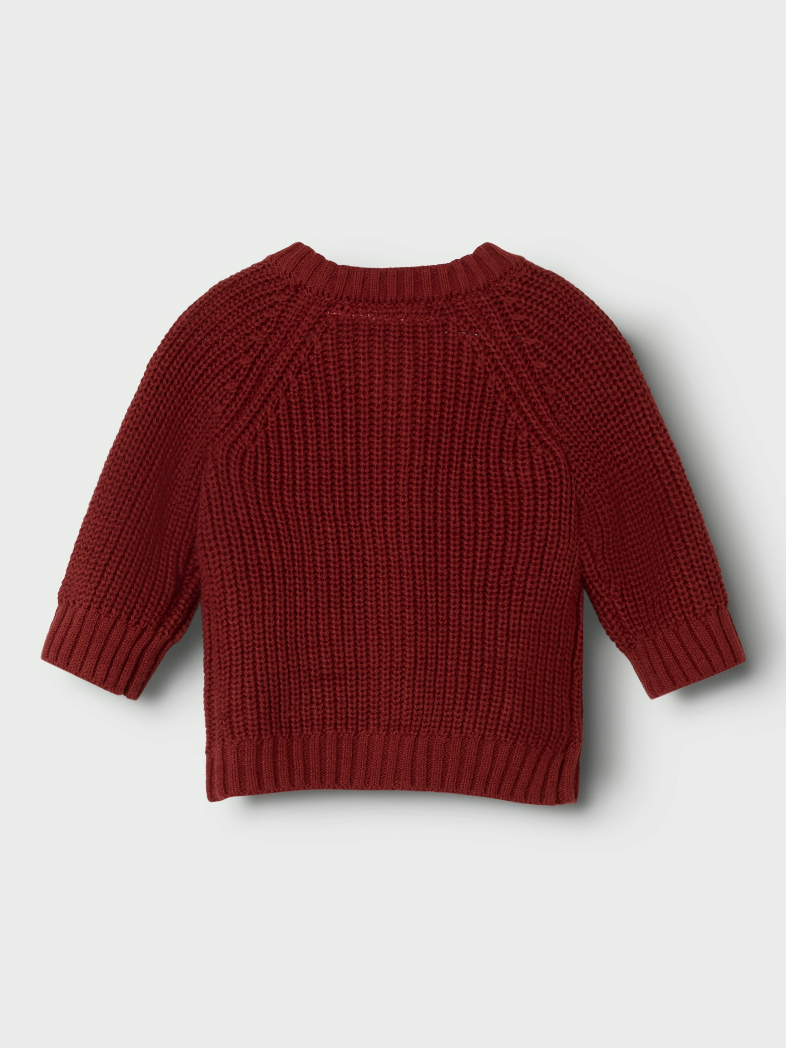 Lil Atelier Emlen Lis Knit Cardigan - Spiced Apple