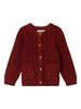 Lil Atelier Emlen Lis Knit Cardigan - Spiced Apple