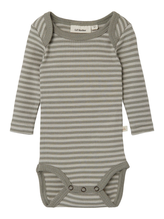 Lil Atelier Fable Fio Wool Body - Sandshell/Laurel Oak