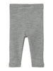 Lil Atelier Fable Wool Leggings - Grey Melange