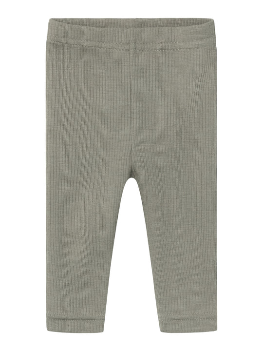 Lil Atelier Fable Fio Wool Leggings - Laurel Oak