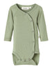 Lil Atelier Fable Wool Body - Oil Green Melange