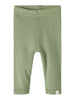 Lil Atelier Fable Wool Leggings - Oil Green Melange