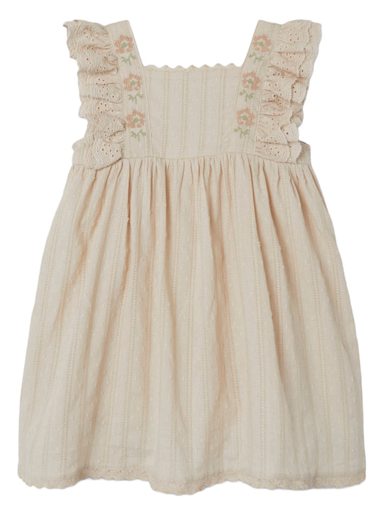 Lil Atelier Fannie Loose Dress - Sandshell