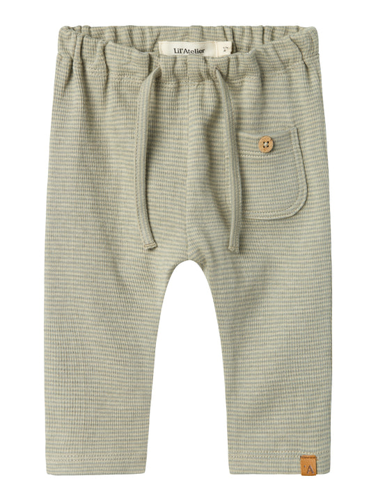 Lil Atelier Feng Loose Pants - Moss Gray
