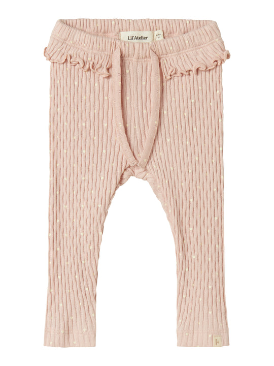 Lil Atelier Fiducia Leggings - Peach Whip