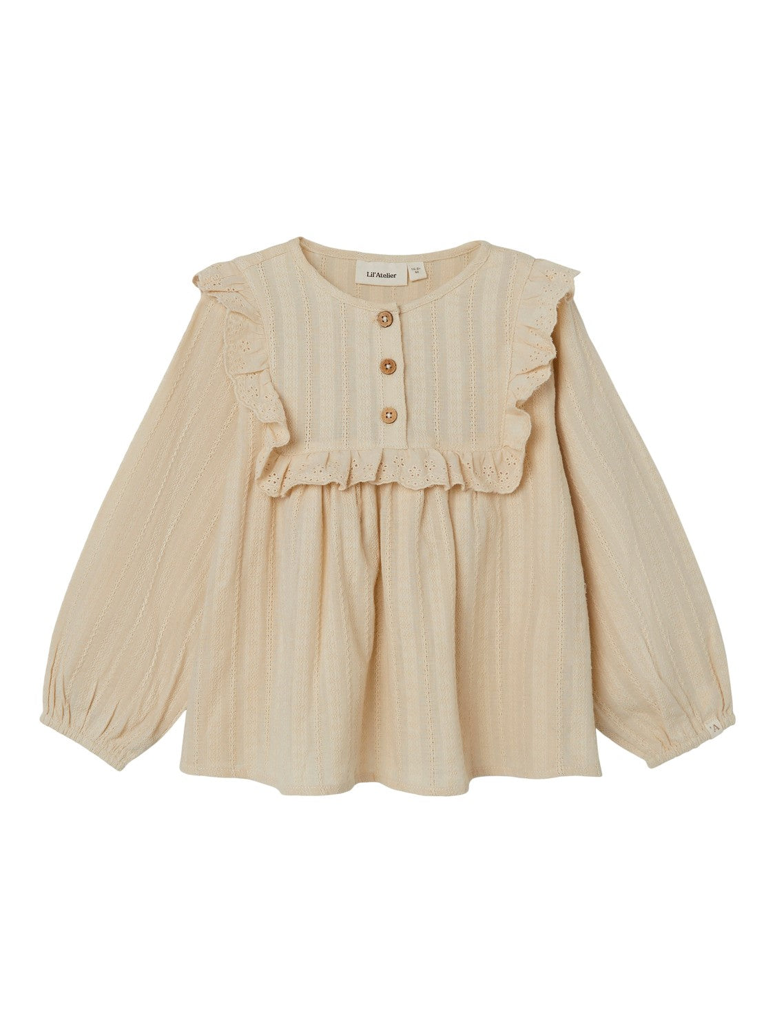 Lil Atelier Foya Loose Shirt - Wood Ash