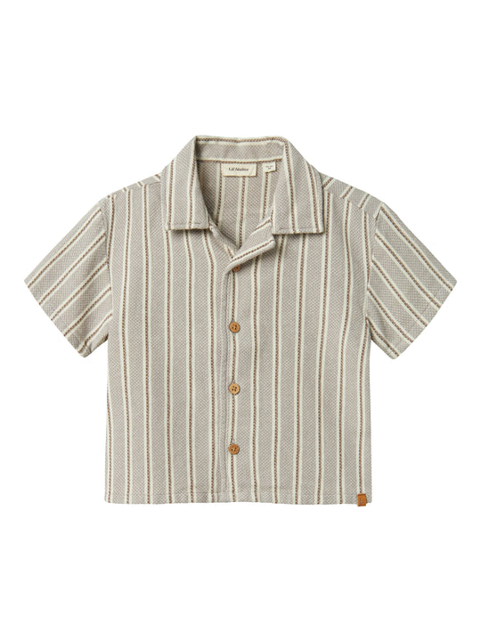 Lil Atelier Frede Loose Shirt - Mourning Dove