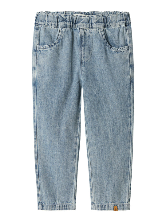 Lil Atelier Fundo Loose Jeans - Medium Blue Denim