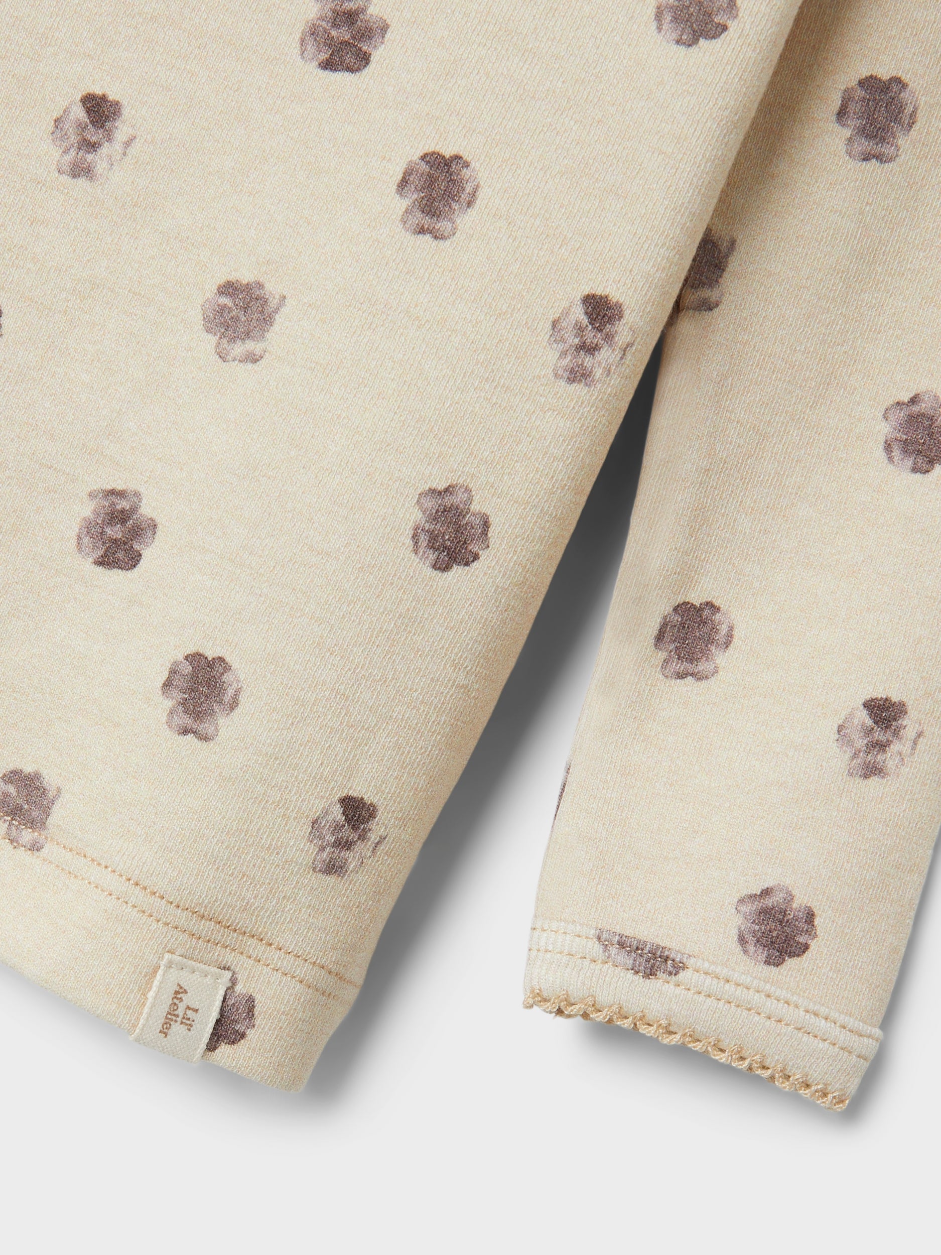 Lil Atelier Gaya Slim Top - Fog Flower