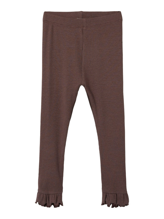 Lil Atelier Gago Dia Leggings - Peppercorn