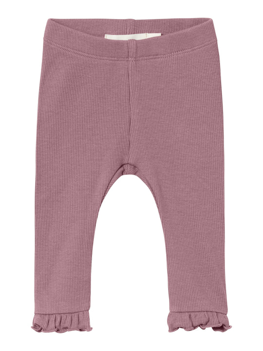 Lil Atelier Gago Dia Slim Leggings - Nostalgia Rose