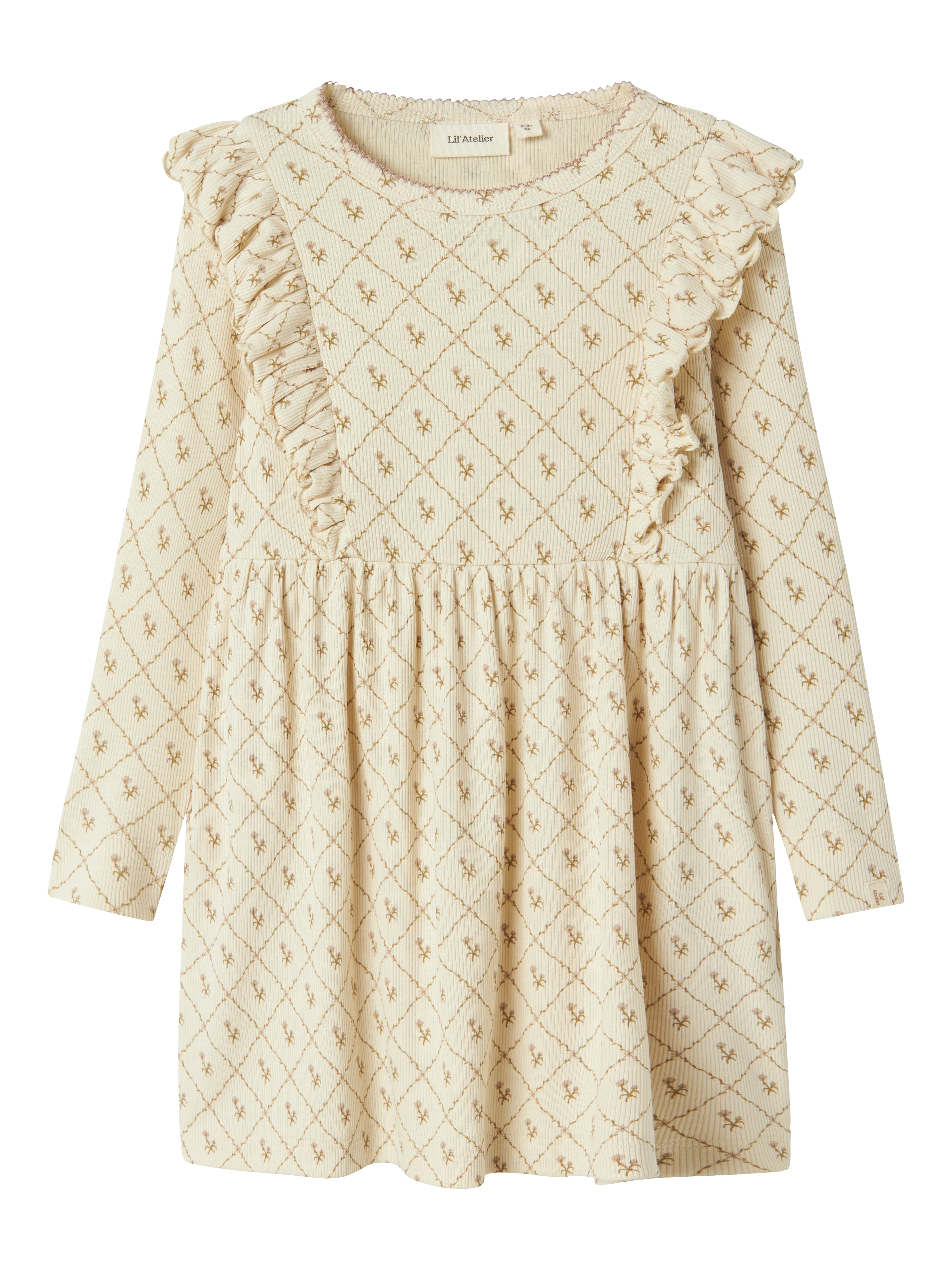 Lil Atelier Gago Kne Dress - Turtledove