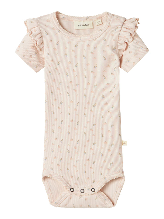 Lil Atelier Gago Kik SS Slim Body - Peach Blush