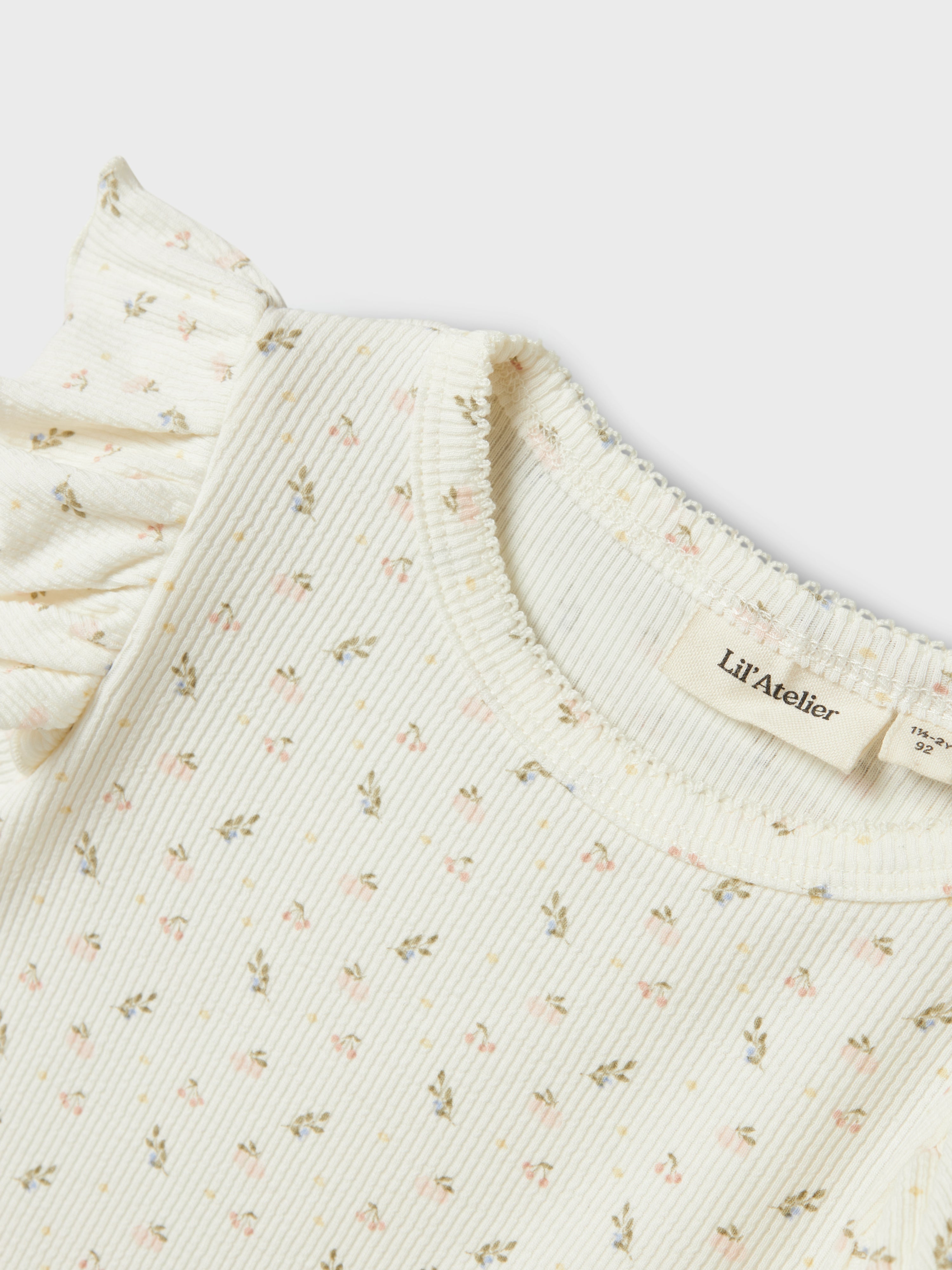 Lil Atelier Gago Kuo Slim Top - Coconut Milk