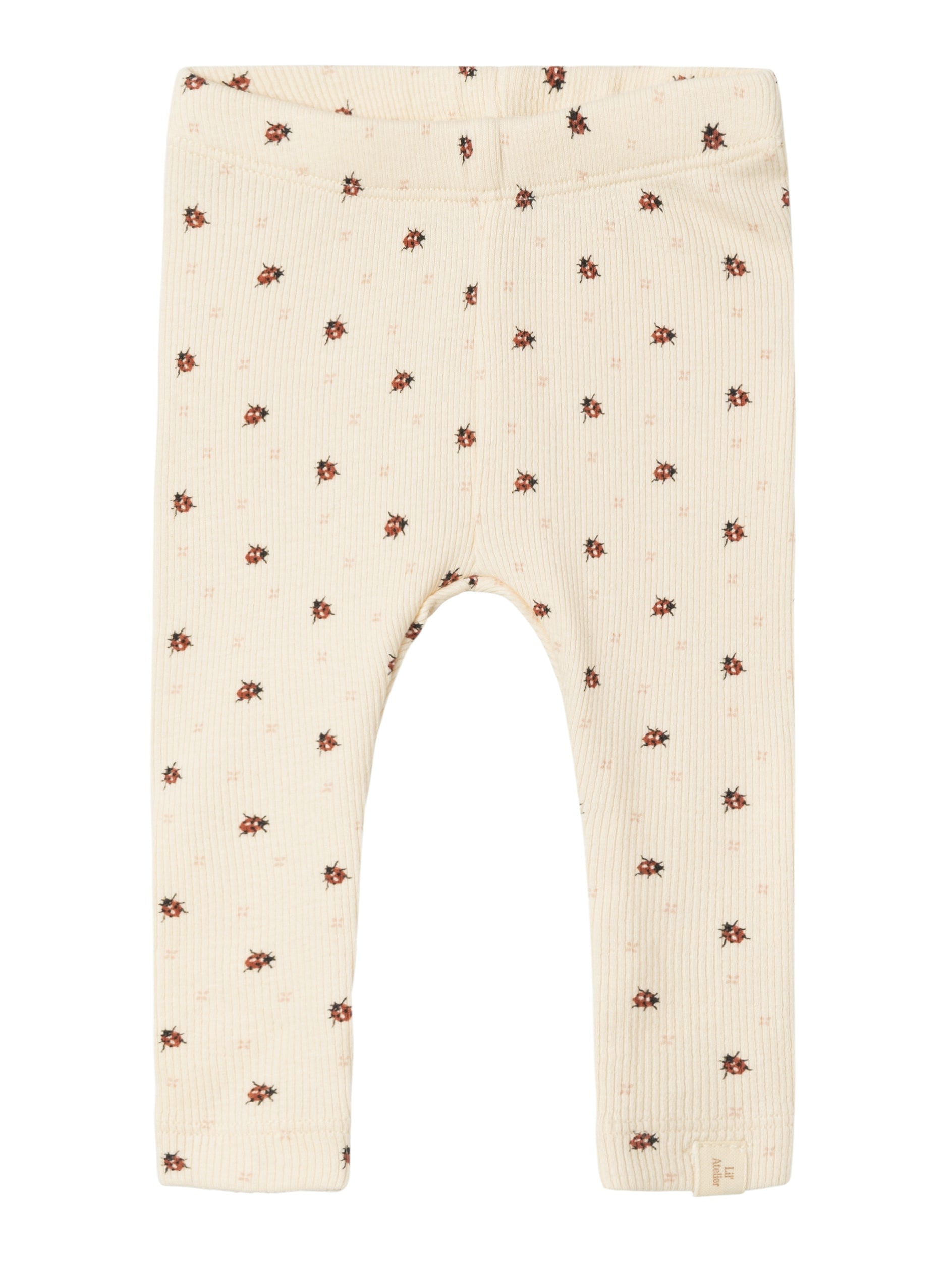 Lil Atelier Gago Kye Slim Leggings med Mariehøne - Whitecap Gray