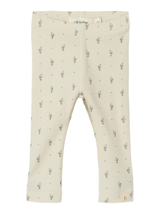 Lil Atelier Gago Kye Slim Leggings - Turtledove