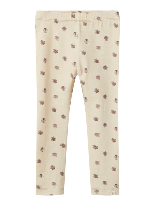 Lil Atelier Gaya Slim Leggings - Fog Flower