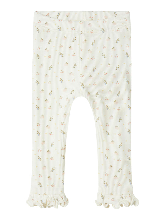 Lil Atelier Gago Kny Slim Leggings - Coconut Milk