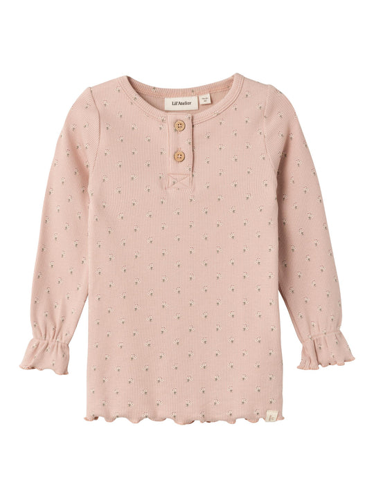 Lil Atelier Gago Fia Slim Shirt - Rose Dust