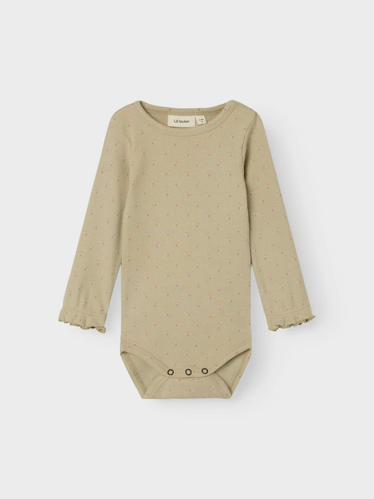 Lil Atelier Gago Fia Slim Body - Moss Gray