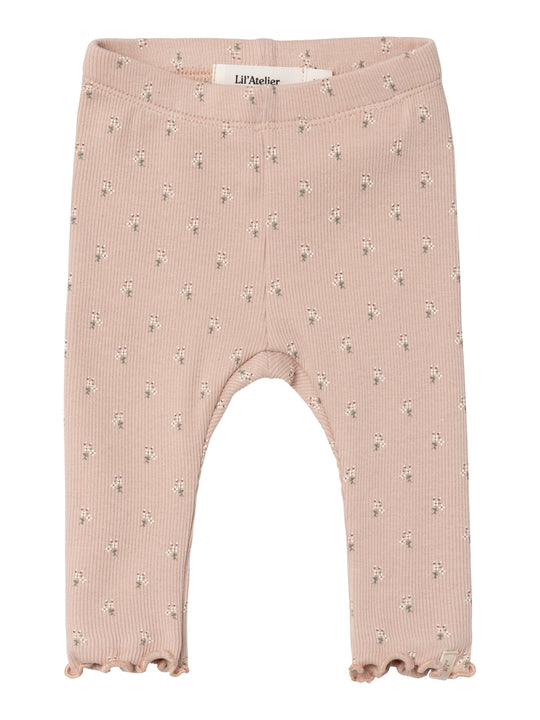 Lil Atelier Gago Fia Slim Leggings - Rose Dust