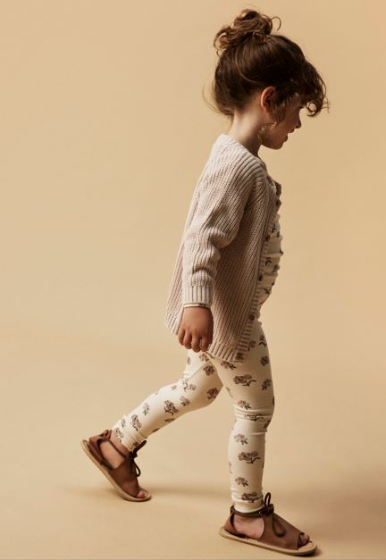 Lil Atelier Gavo Efi Slim Leggings - Turtledove/Peony